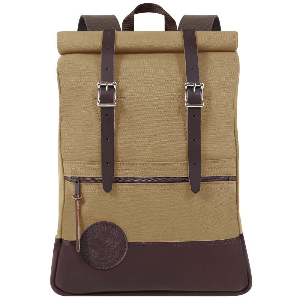 Duluth Pack Deluxe Roll-Top Scout Backpack – Khaki - Flockneti