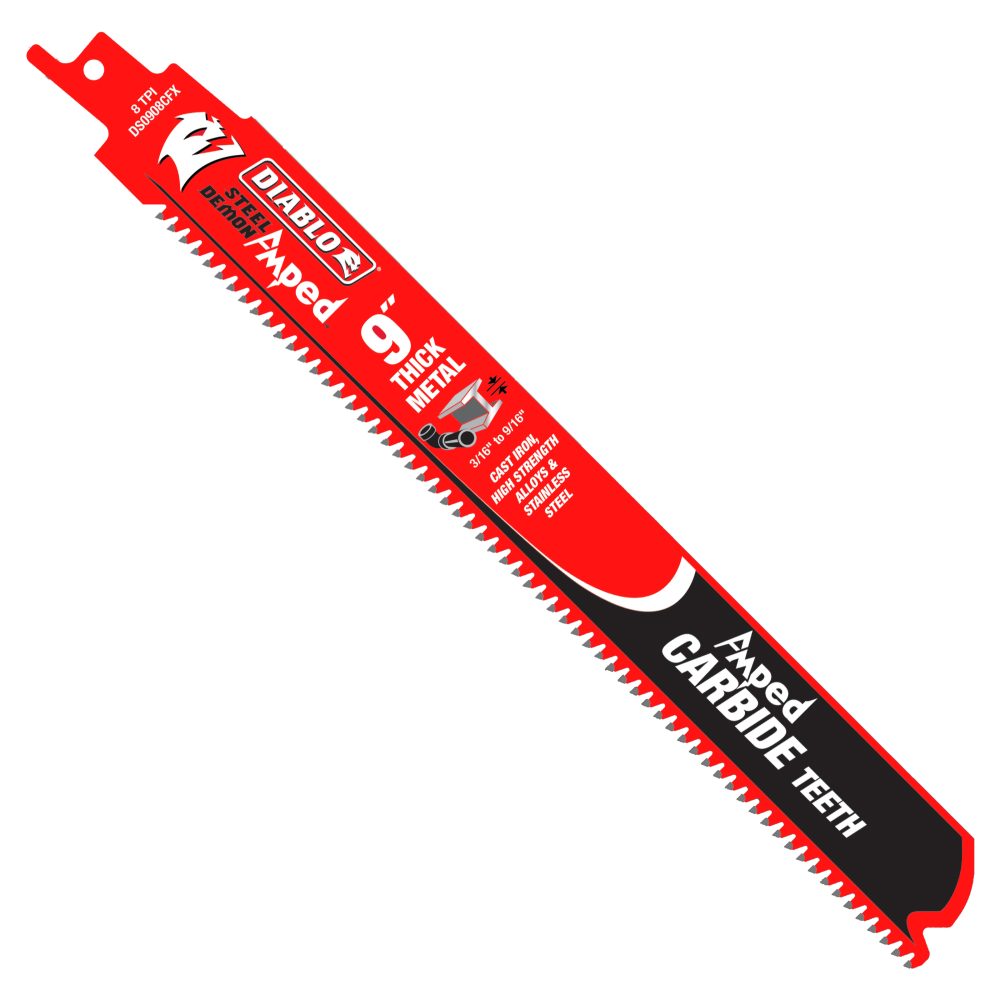 Diablo Tools 9″ Steel Demon Amped Carbide Blades for Thick Metal Cutting 3pk - Flockneti