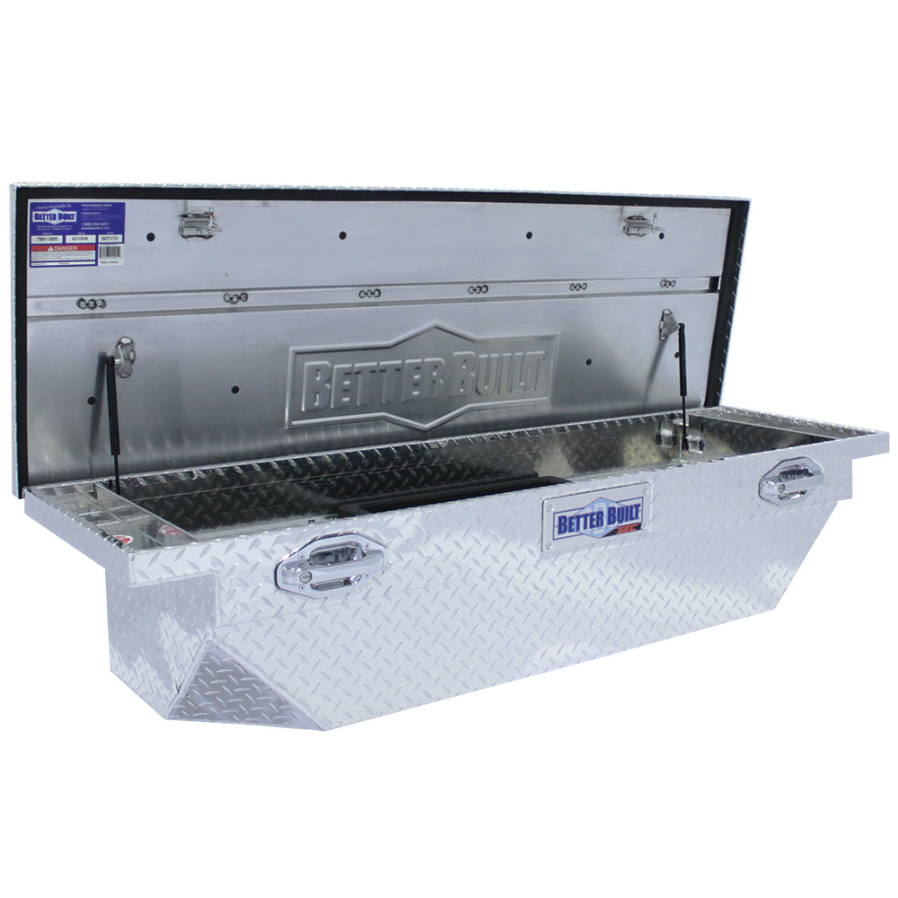 Better Built 61.5″ SEC Saddle Truck Tool Box LOW PROFILE BRITE ALUMINUM - Flockneti