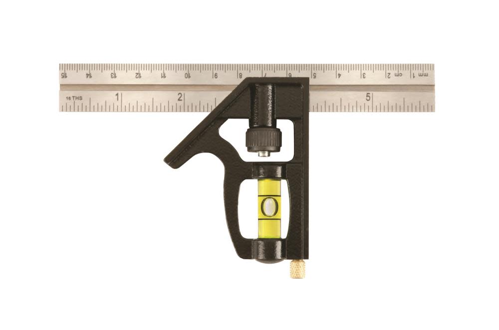 Johnson Level 6 In. Combination Square Metal Head Inch/Metric - Flockneti