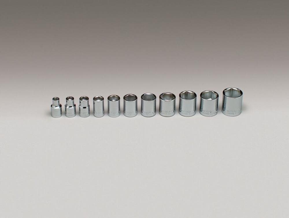 Wright Tool 3/8 In. Drive 11 pc. 6 pt Socket Set - Flockneti