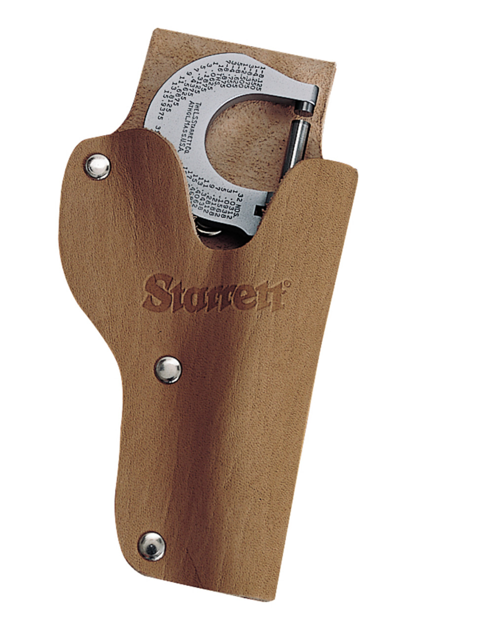 Starrett Leather Holster for 1″ Micrometer - Flockneti