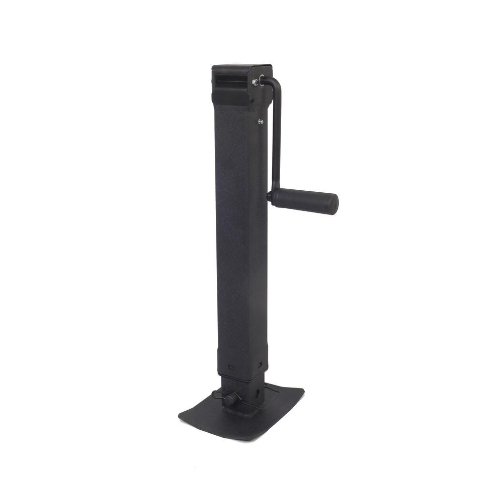 Trailer Valet Blackout 7000 lbs Side Wind Jack Direct Weld – 15 inch travel - Flockneti