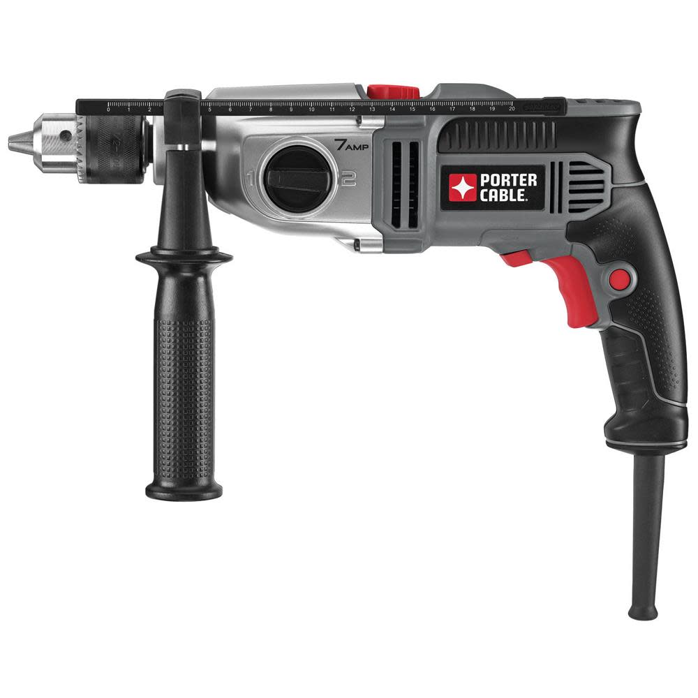 Porter Cable 1/2-in VSR 2 Speed Hammerdrill - Flockneti
