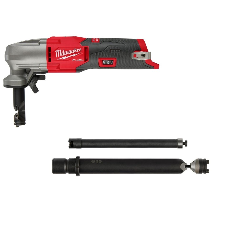 Milwaukee M12 FUEL Nibbler 16 Gauge Bare Tool with Extension Bundle - Flockneti
