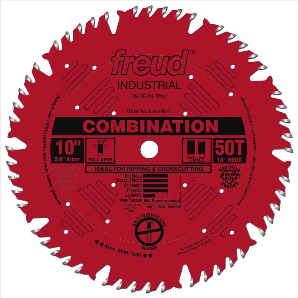 Freud 10″ Combination Blade with Perma-SHIELD Coating - Flockneti