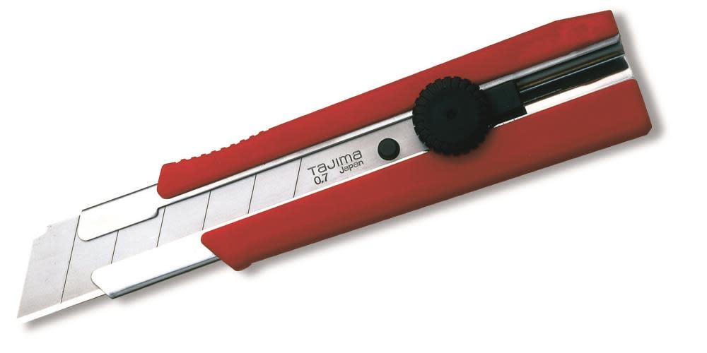 Tajima Utility Knife with 1″ 7 Point ROCK HARD Blade - Flockneti