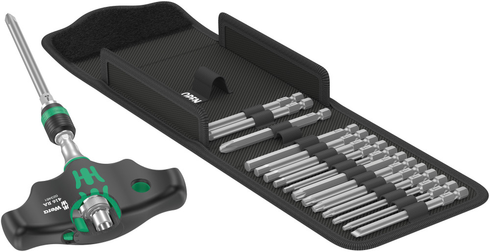 Wera Tools 17pc Kraftform Kompakt 400 RA Imperial Set 1 - Flockneti