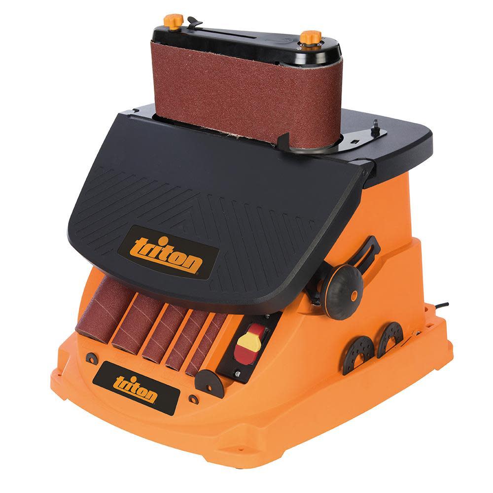 Triton Power Tools 3.5A Oscillating Spindle & Belt Sander - Flockneti