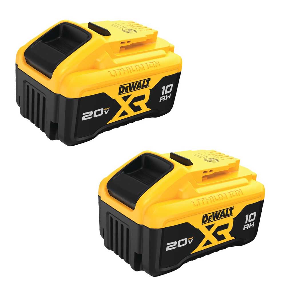 DEWALT 20V MAX* XR 10Ah Lithium Ion Battery 2pk - Flockneti