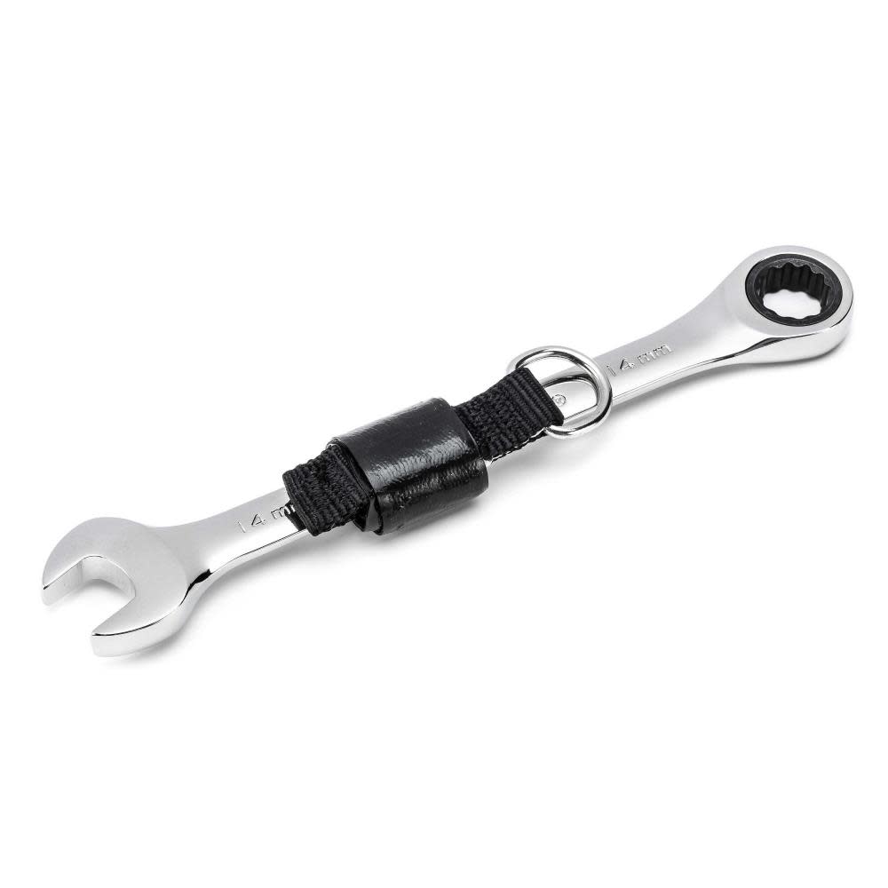 GEARWRENCH 14mm 12 Point Tether Ready Ratcheting Combination Wrench - Flockneti