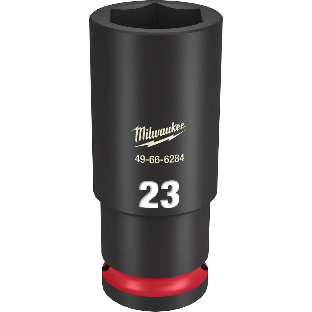Milwaukee SHOCKWAVE Impact Duty Socket 1/2″ Drive 23MM Deep 6 Point - Flockneti