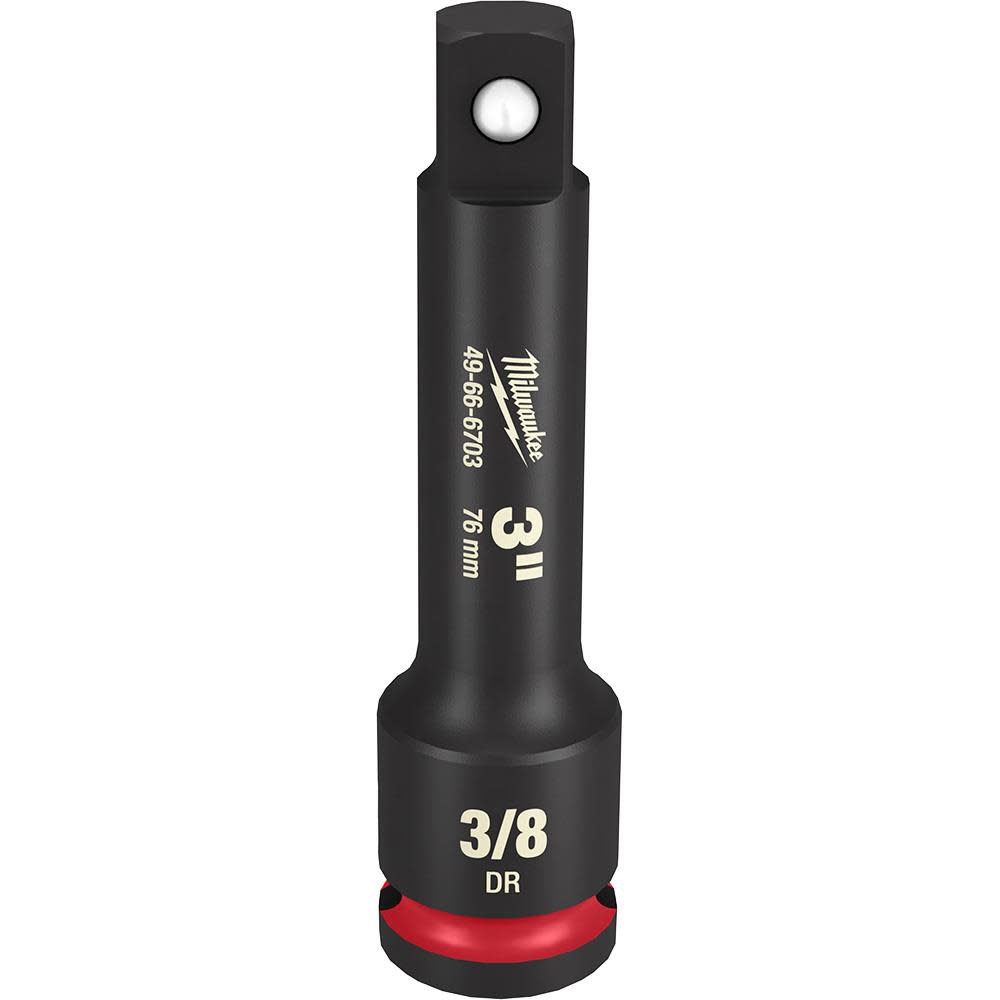 Milwaukee SHOCKWAVE Impact Duty 3″ Extension 3/8″ Drive - Flockneti