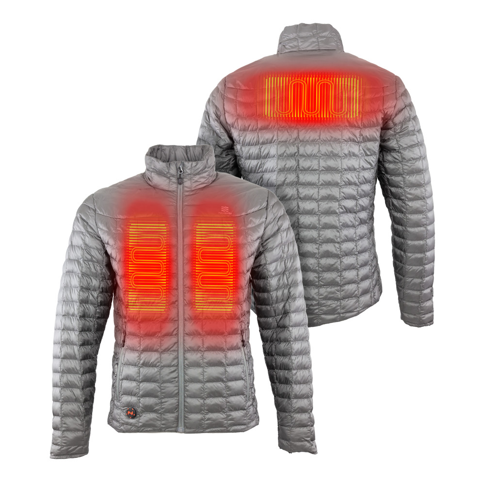 Mobile Warming Backcountry Heated Jacket Men’s 7.4 Volt Slate Large - Flockneti