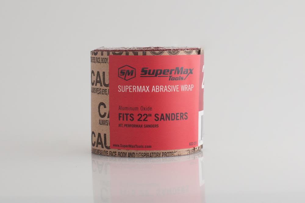 Supermax Tools 100-Grit Individual Sandpaper Wrap for the 22 In. Drum Sander - Flockneti