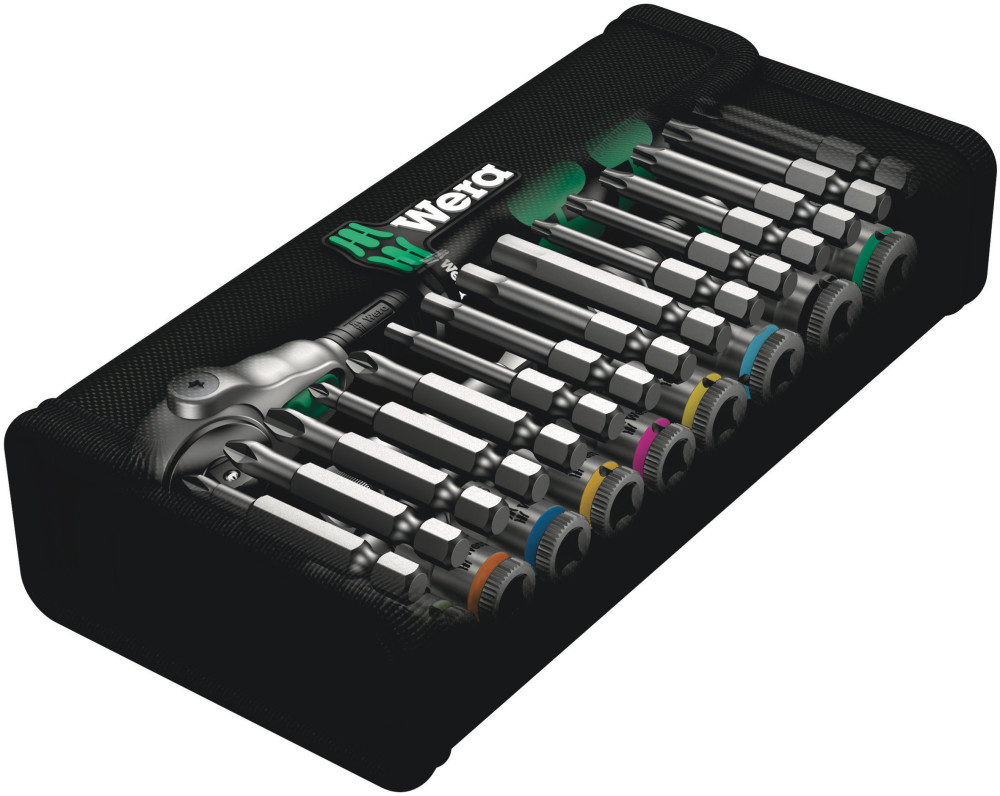 Wera Tools 28pc 1/4″ Drive 8100 SA 6 Zyklop Speed Ratchet Set - Flockneti