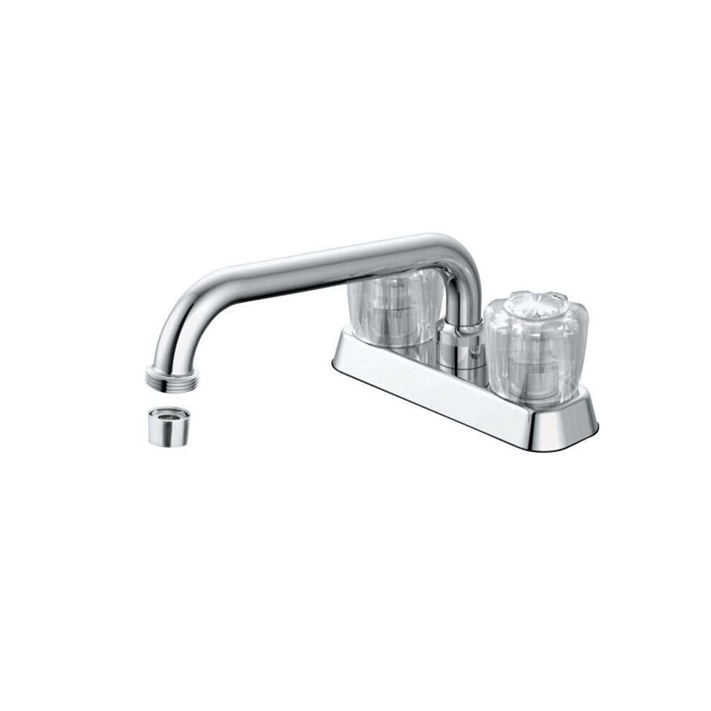 Oakbrook Coastal Bathroom Sink Faucet Two Handle Chrome - Flockneti