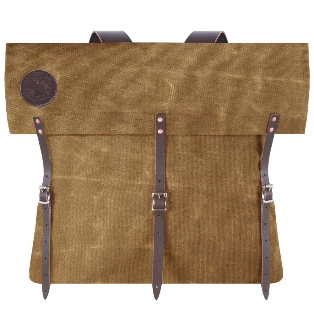 Duluth Pack 60 Liter Capacity Wax Khaki Canvas #3 Original Backpack - Flockneti