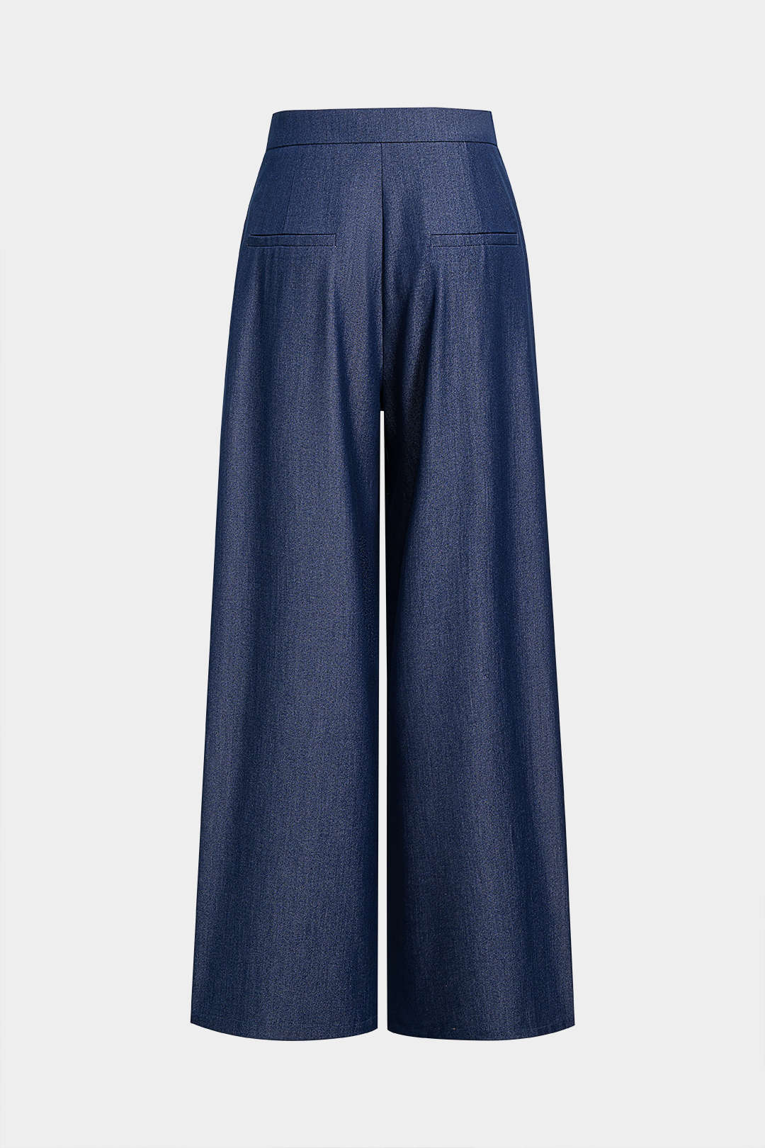 Solid High Waist Wide Leg Pants - Flockneti