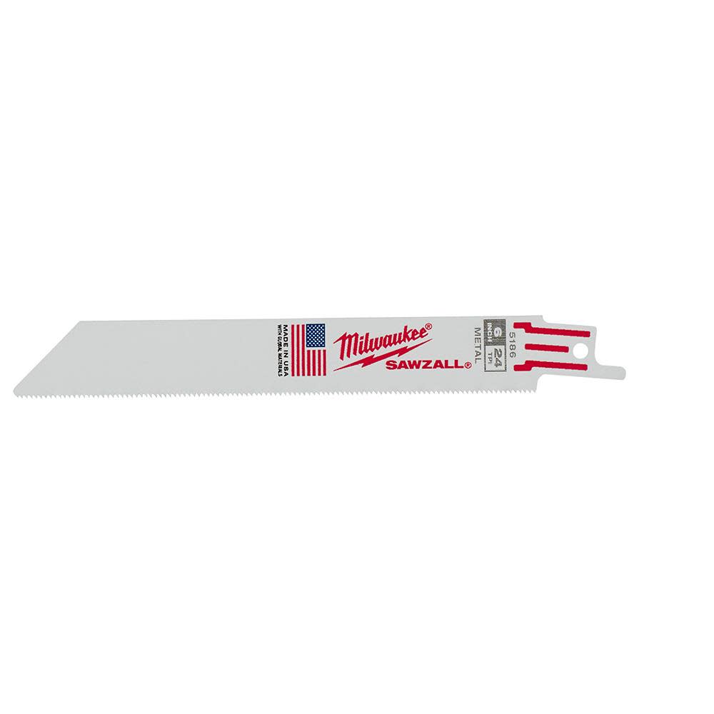 Milwaukee 6 in. 24 TPI Thin Kerf SAWZALL Blades (50 Pack) - Flockneti