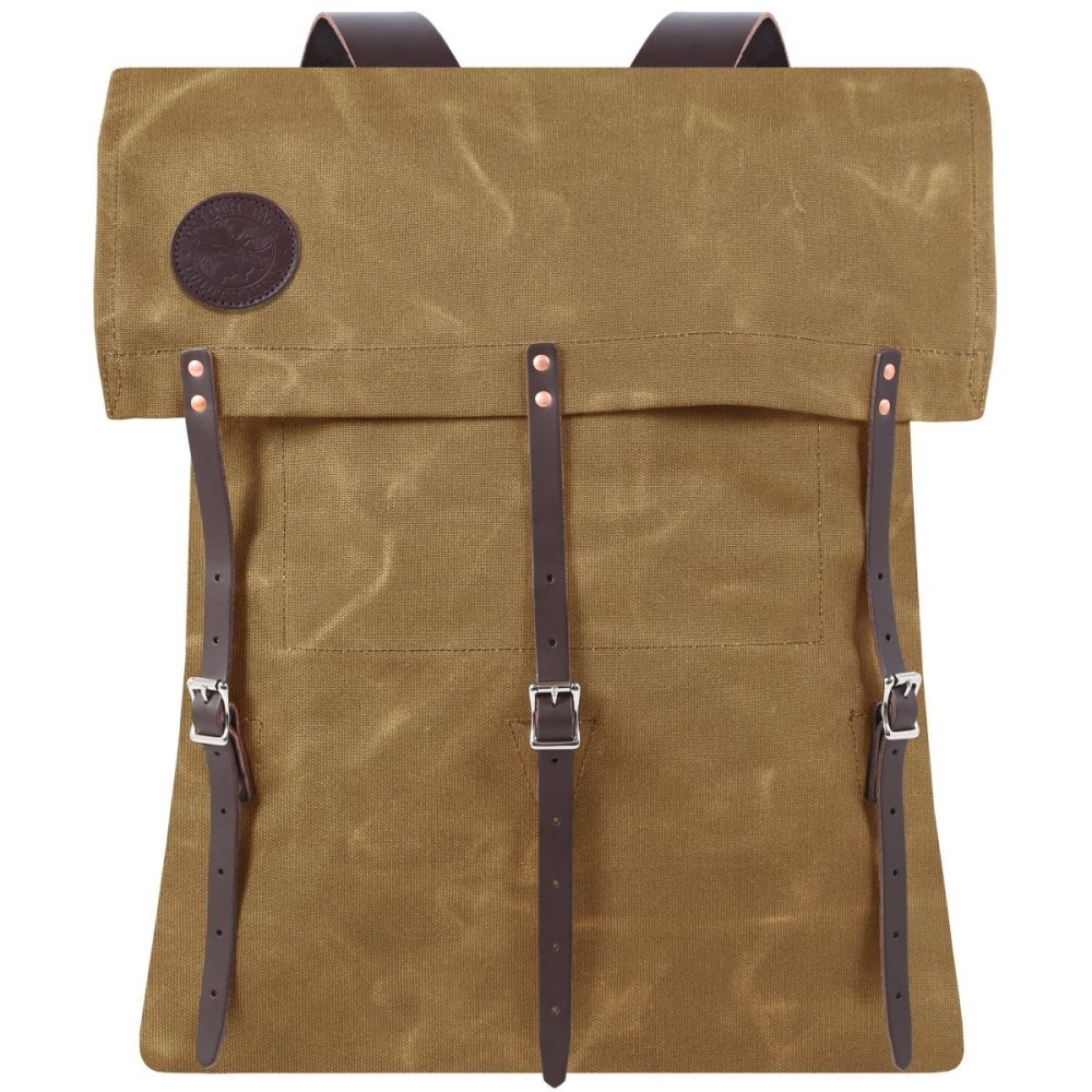 Duluth Pack 59 Liter Capacity Wax Khaki Canvas #2 Original Backpack - Flockneti
