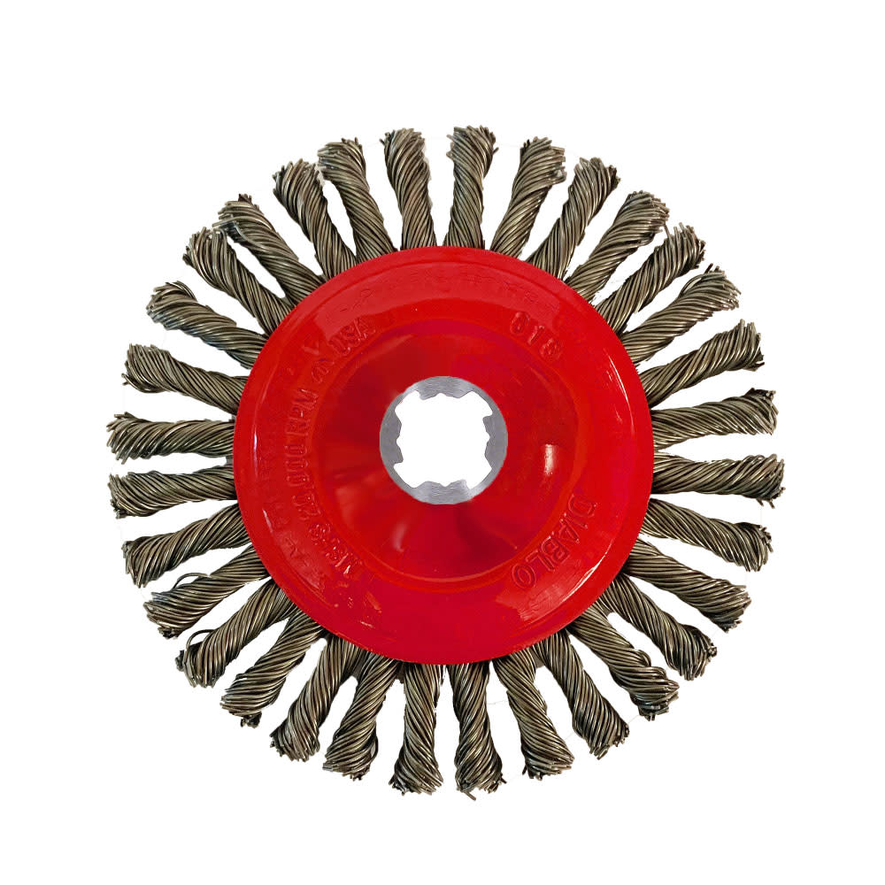 Diablo Tools 4 in. X-LOCK Carbon Steel Stringer Bead Twist Wheel - Flockneti