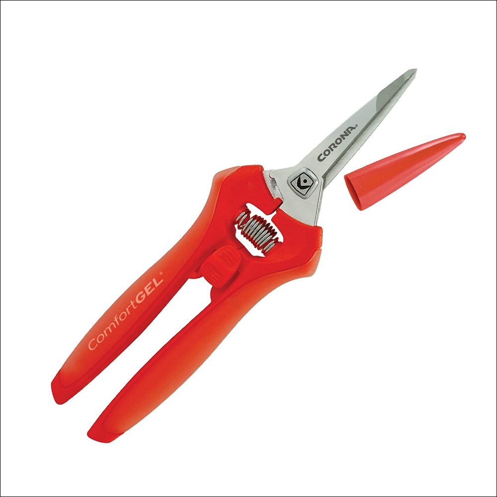 Corona Leaf/Stem Micro Snip 5″ ComfortGEL Steel Precision Tip - Flockneti