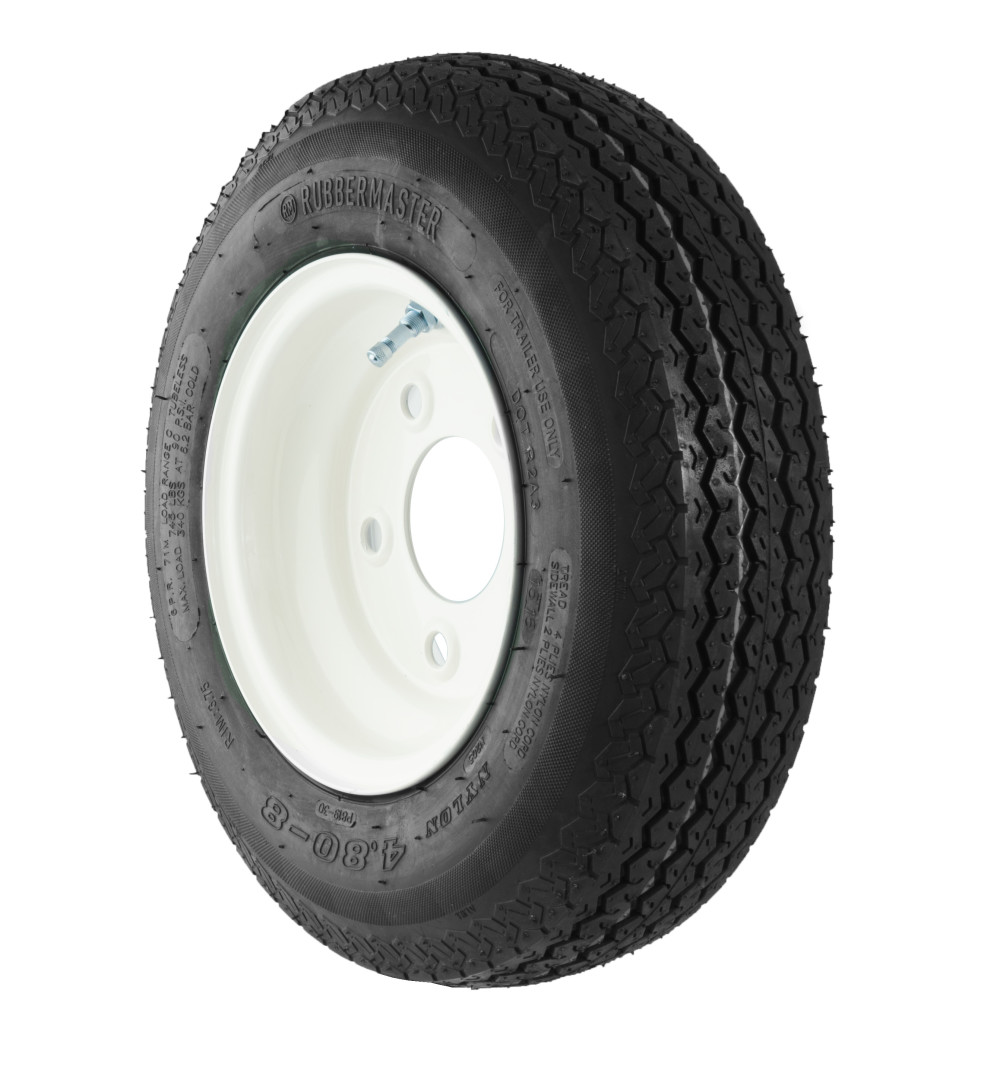 Rubbermaster S380 480-8 6P High Speed Trailer Tire – Tire Only - Flockneti