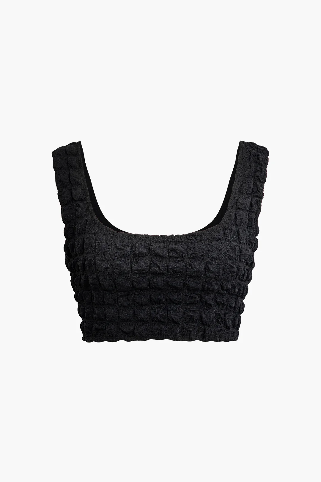 Low Neckline Sleeveless Top And High Waist Slim Pants Set - Flockneti