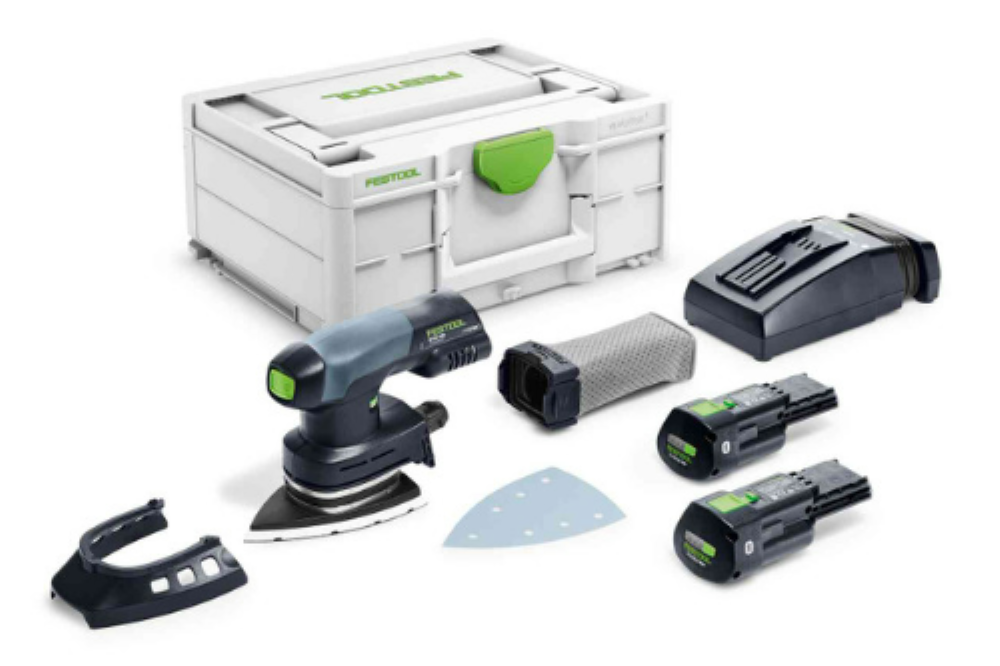 Festool Delta Sander DTSC 400 3,0 I-Plus Cordless Kit - Flockneti