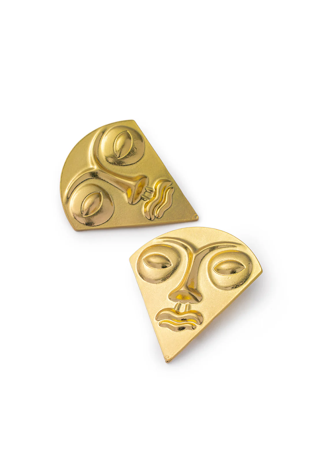 Metal Triangle Shape Earrings - Flockneti