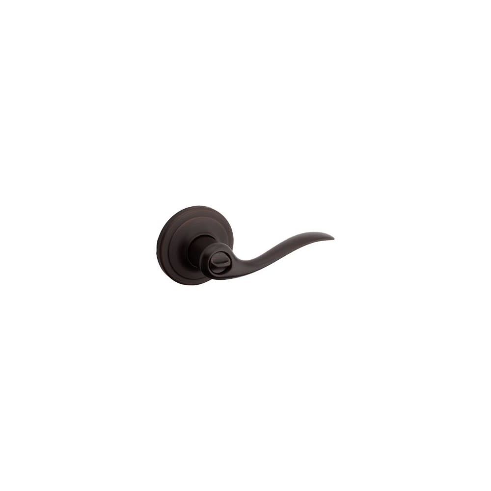 Kwikset Venetian Bronze Bed/Bath Tustin Privacy Door Lever - Flockneti