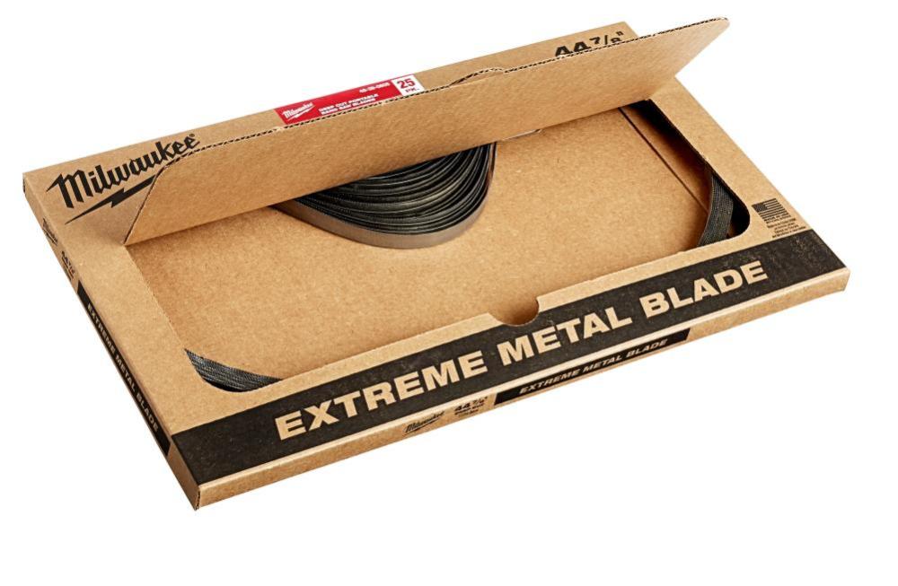 Milwaukee Extreme Thick Metal Band Saw Blades 25PK Deep Cut - Flockneti