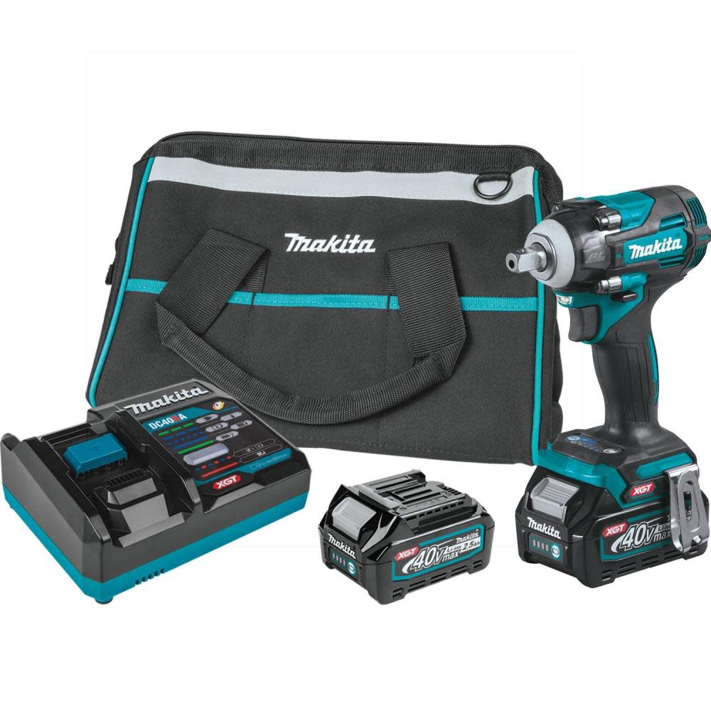 Makita XGT 40V max Impact Wrench Kit 4 Speed 1/2″ - Flockneti