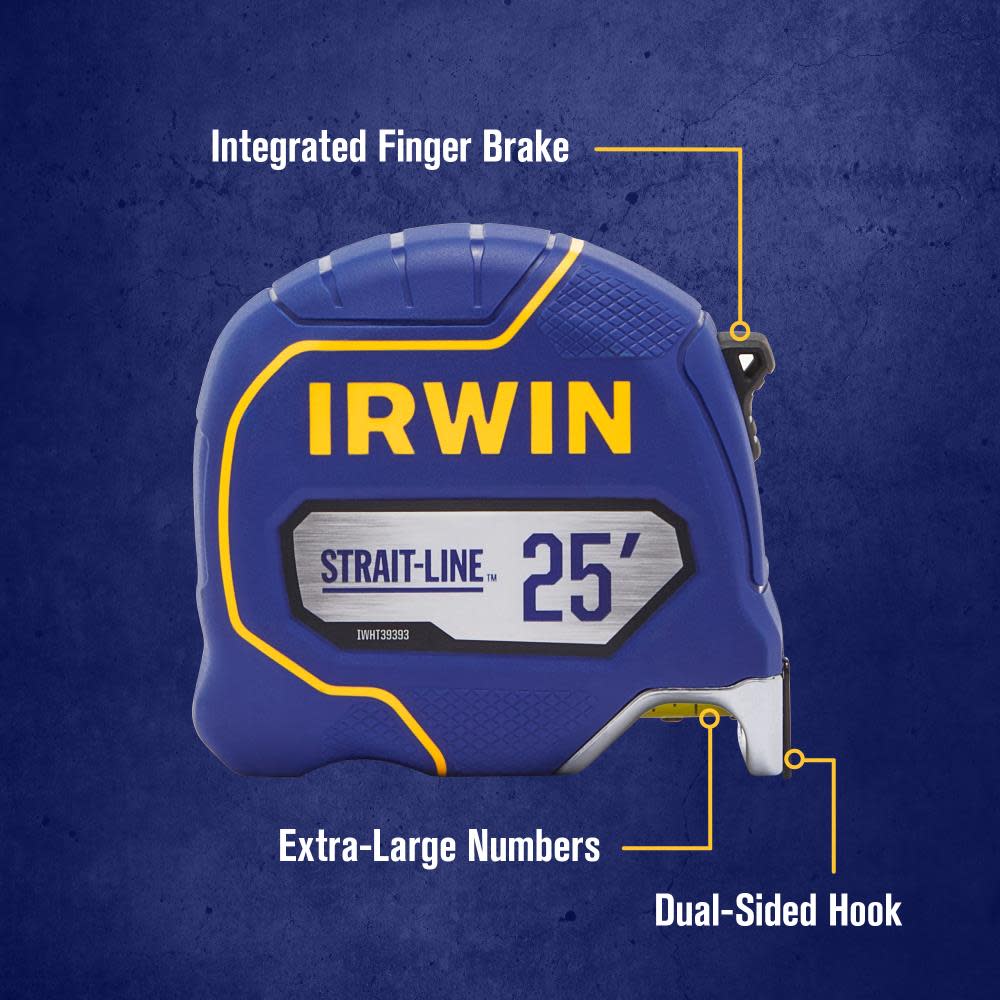Irwin STRAIT LINE Tape Measure 25′ - Flockneti