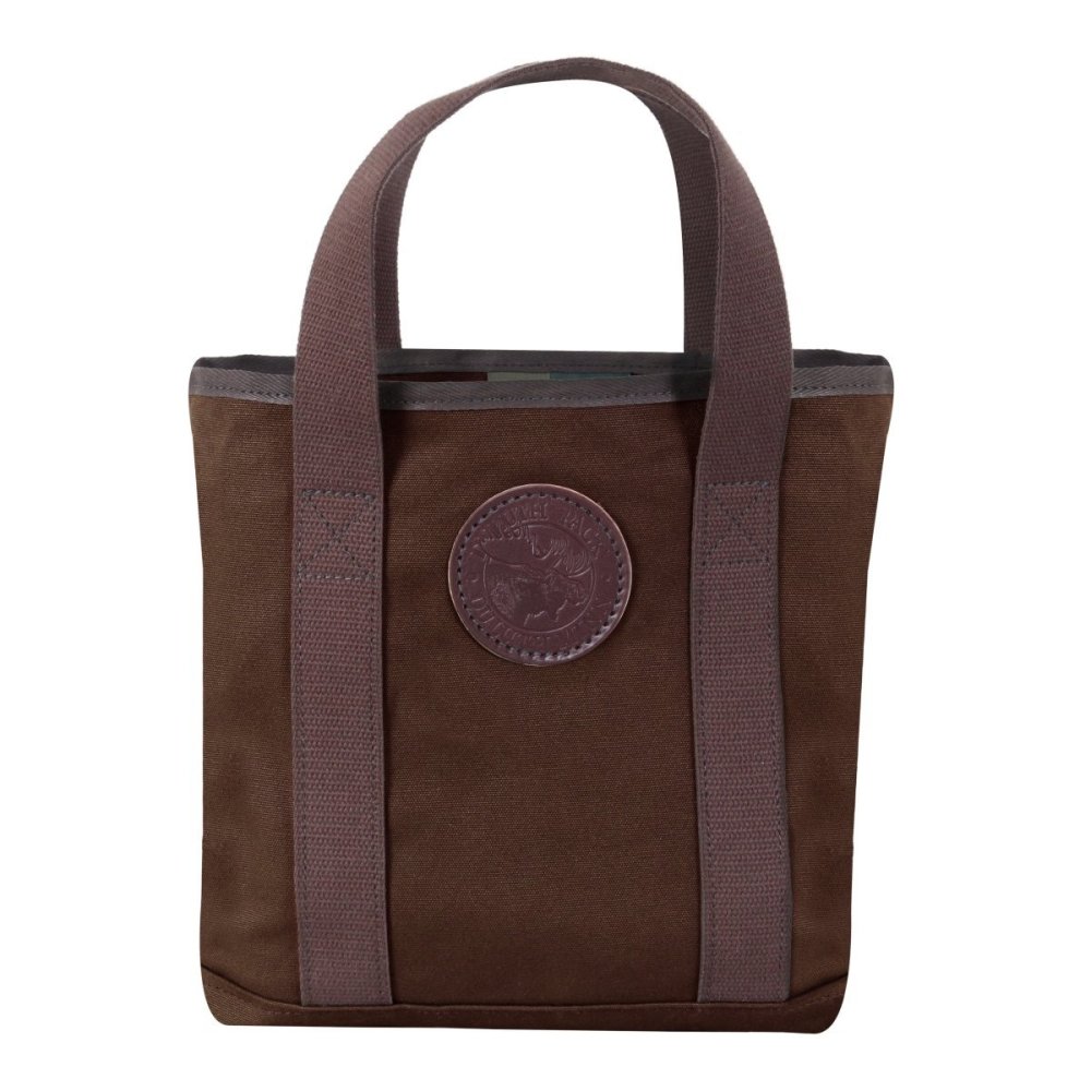 Duluth Pack 5 Liter Capacity Brown Short Handles Mini Tote - Flockneti