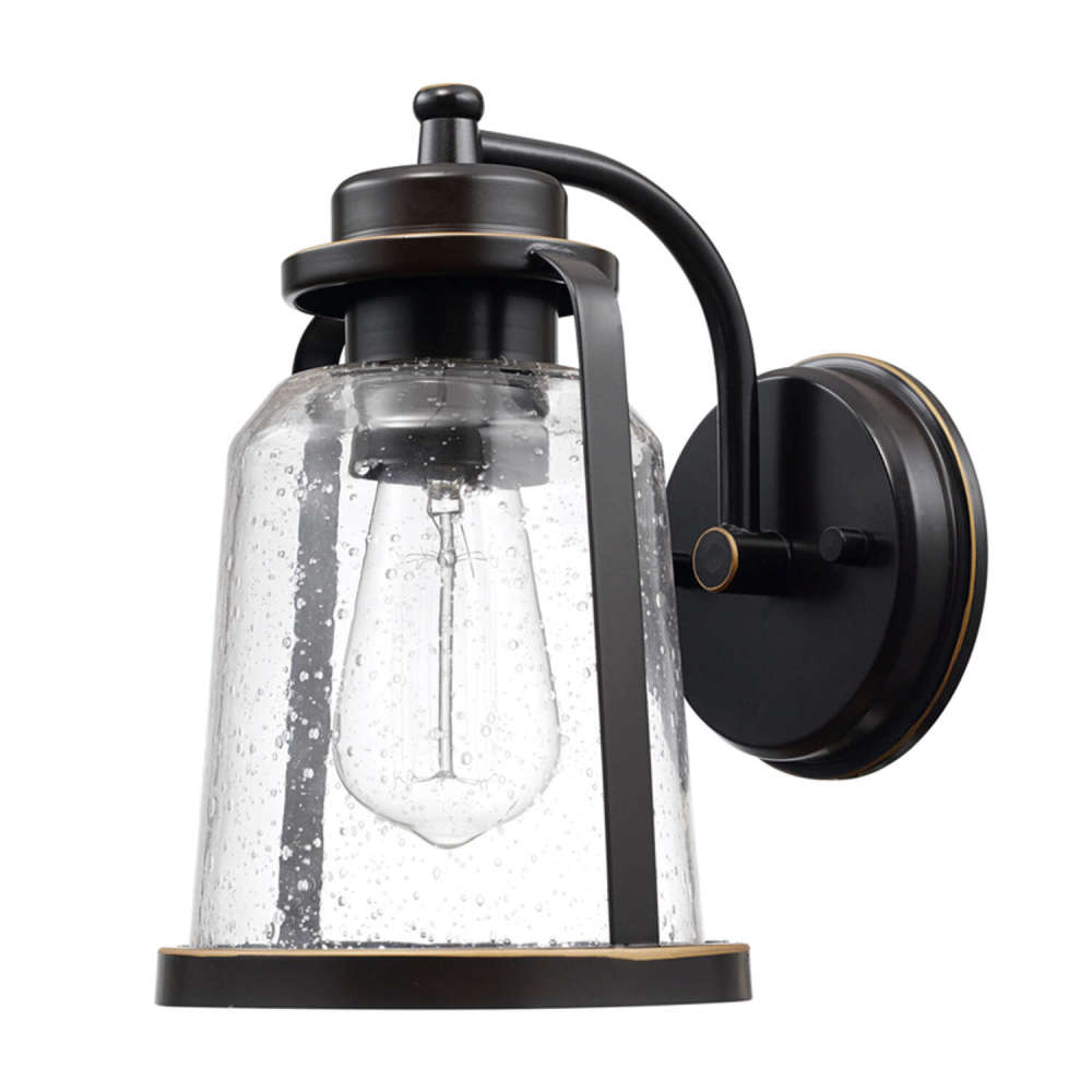 Globe Electric Wall Sconce Vintage Bronze 60W E26 Roth 1 Light - Flockneti
