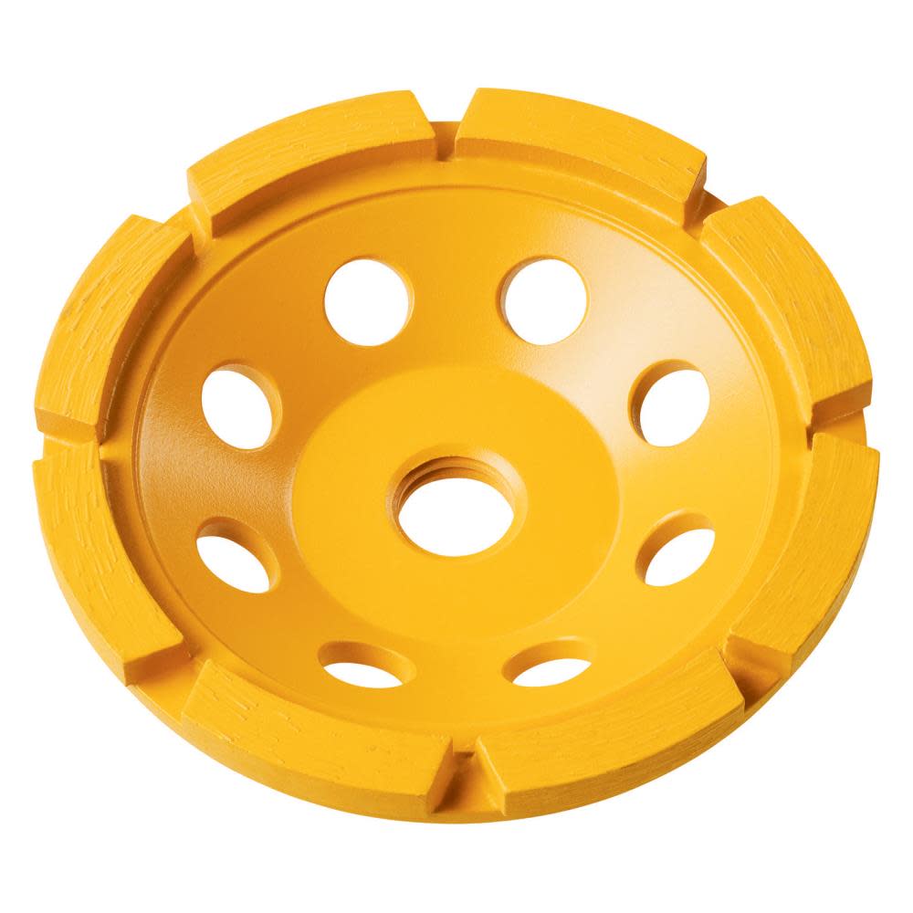DEWALT 4 In. Single Row Diamond Cup Grinding Wheel - Flockneti