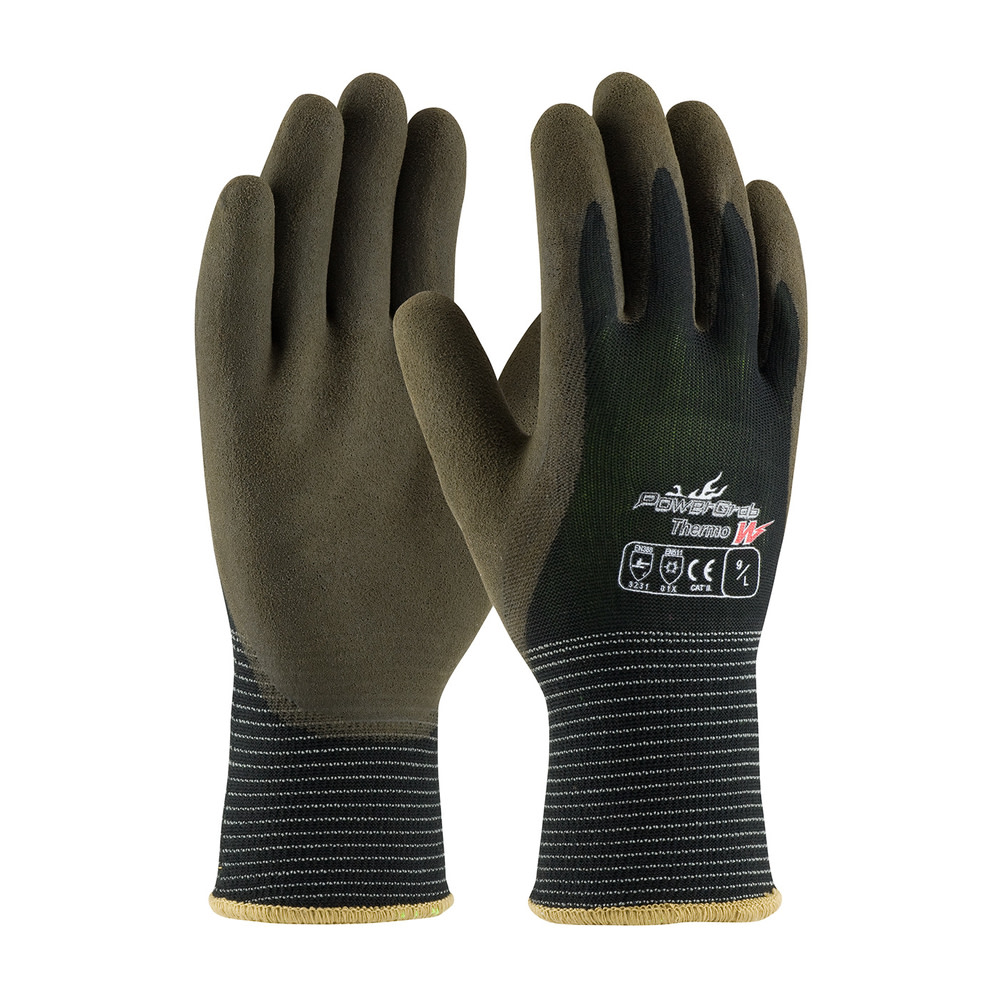 Protective Industrial Products PowerGrab Thermo W 13G Poly Shell 10G Acrylic Liner Latex MS Grip Large - Flockneti