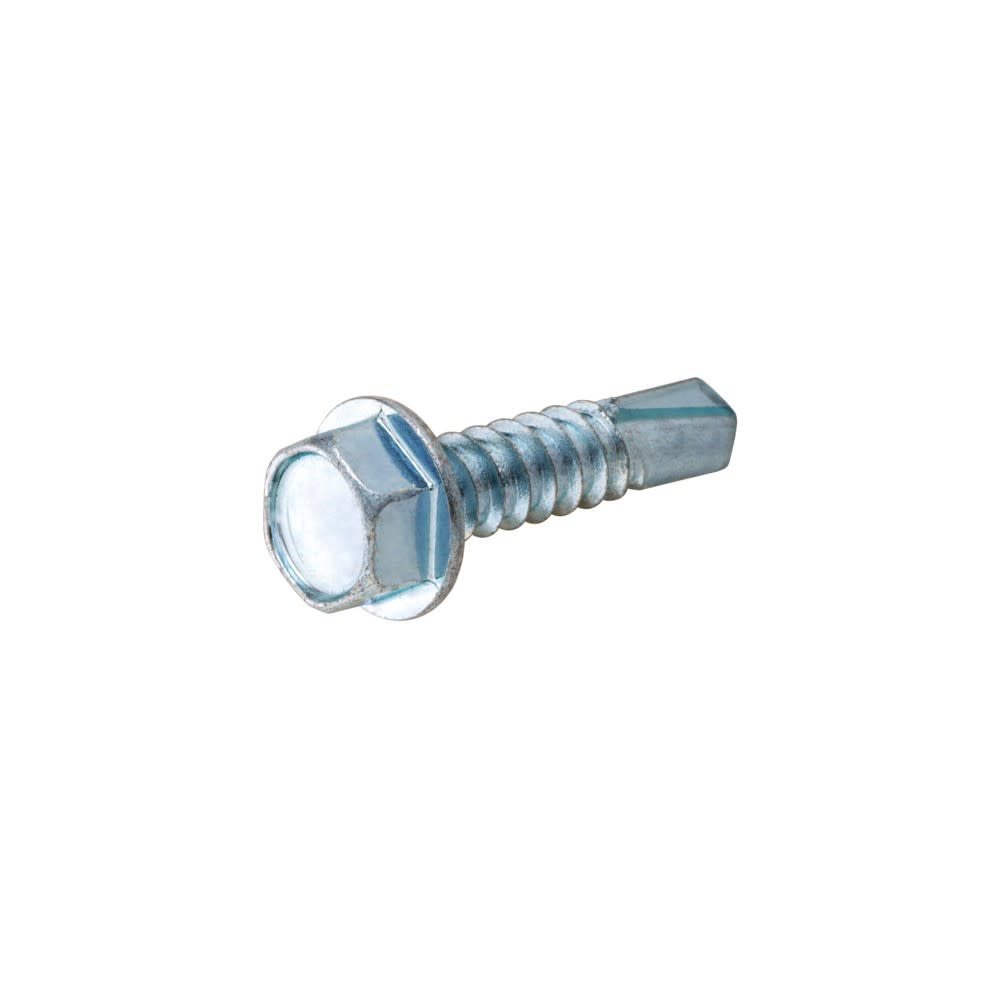Hillman #12-14 x 1″ Zinc Hex Washer Head Self Drilling Screw 100pk - Flockneti