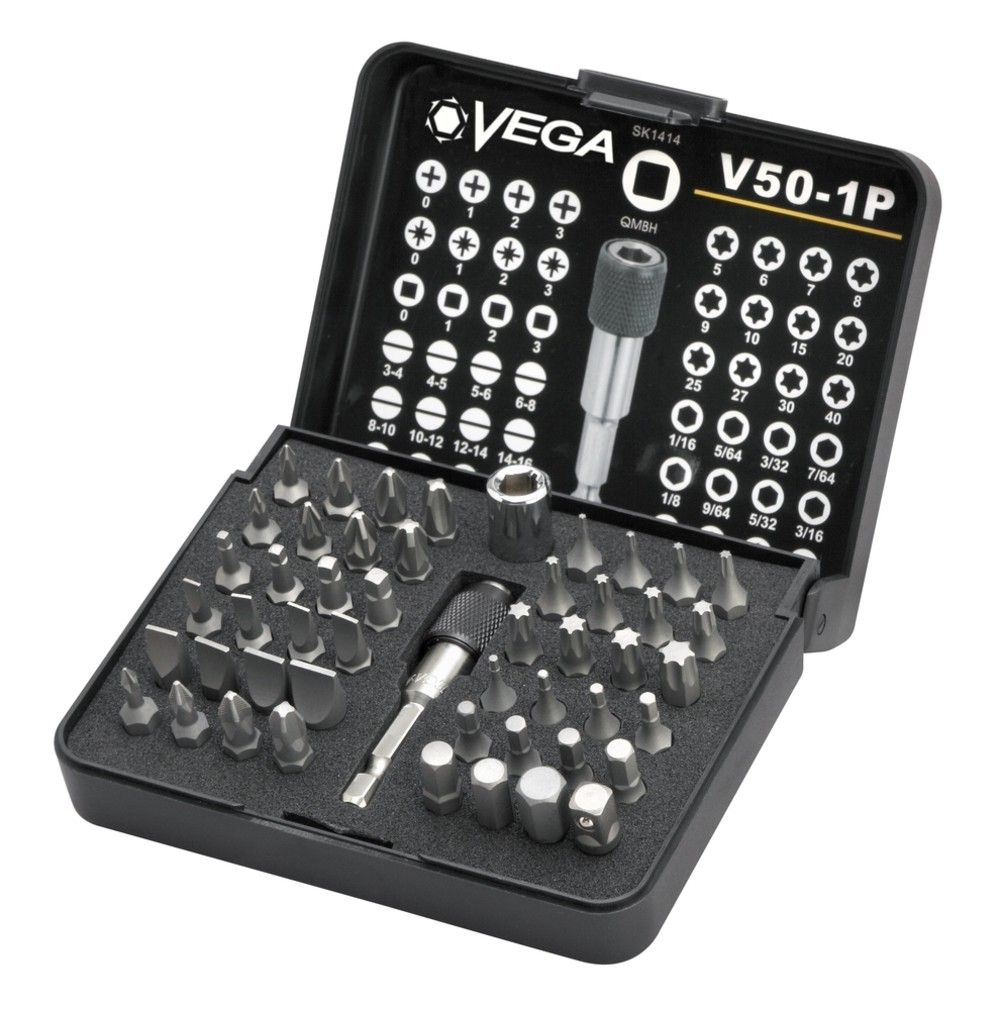 Vega 50pc Driver Bit Set - Flockneti
