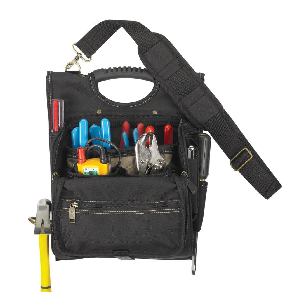 CLC 21 Pocket Zippered Professional Electrician’s Tool Pouch - Flockneti