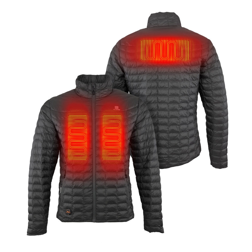 Mobile Warming Backcountry Heated Jacket Men’s 7.4 Volt Black XL - Flockneti