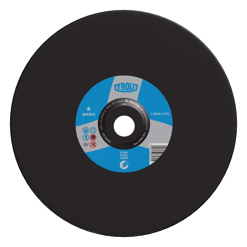 Diamond Products Tyrolit BASIC Heavy Duty High Speed Gas & Portable Saw Wheels for Steel-Type 1 - Flockneti