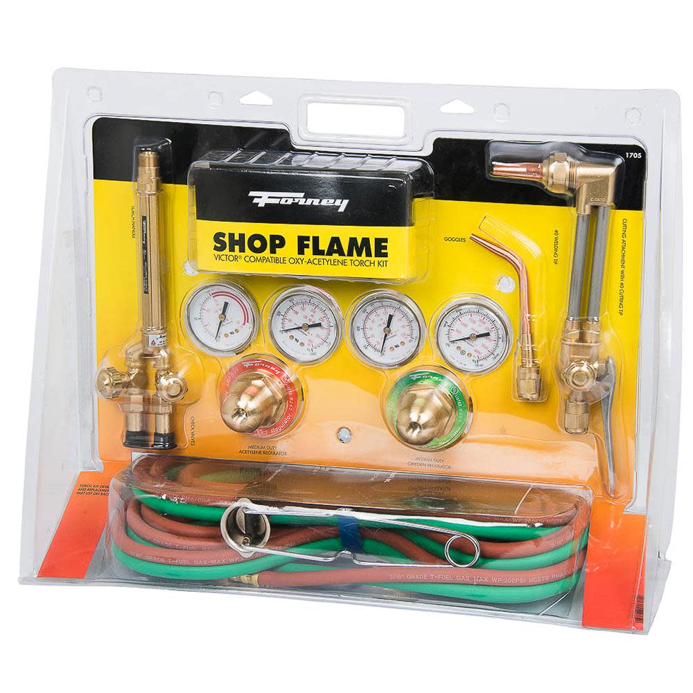 Forney Industries Shop Flame Medium Duty Torch Kit - Flockneti