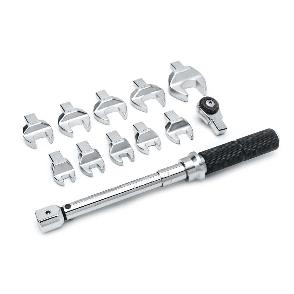 GEARWRENCH 12 Pc 1/4″ Drive SAE Open End Interchangeable Torque Wrench Set - Flockneti