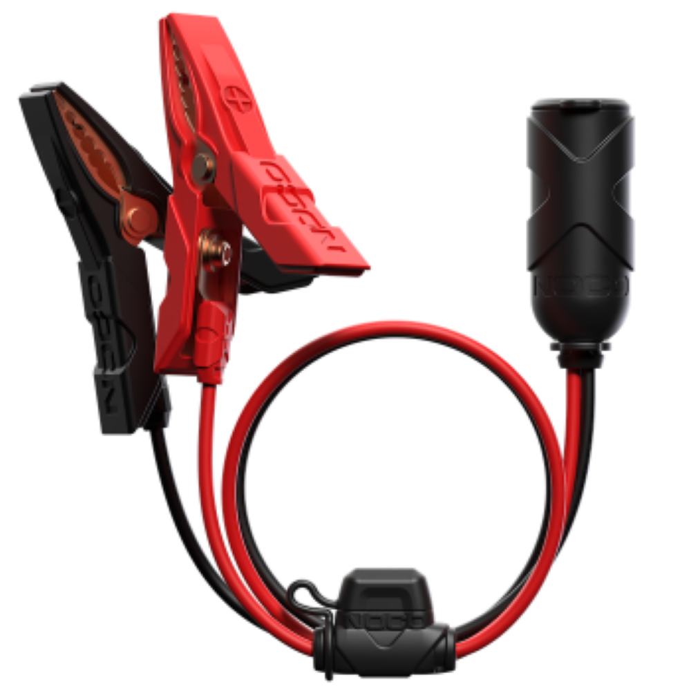 Noco 12V 15A Adapter Plug with Battery Clamps - Flockneti