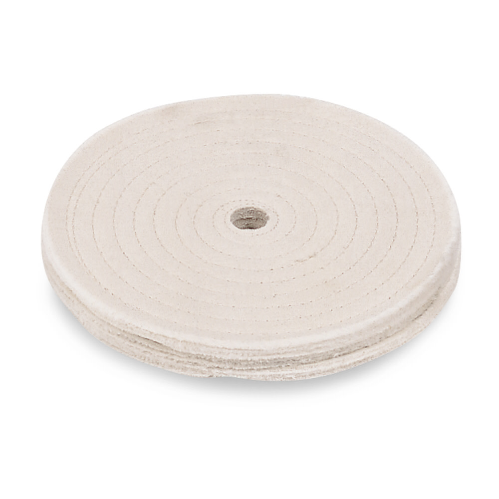 Baldor-Reliance 8 in. Cotton Sewed Buffing Wheel - Flockneti