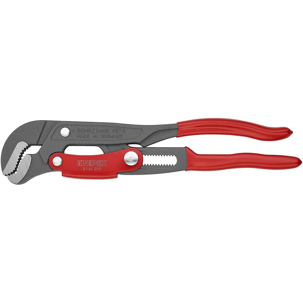 Knipex Pipe Wrench S Type Plastic Handle 330 mm Swedish Pattern - Flockneti