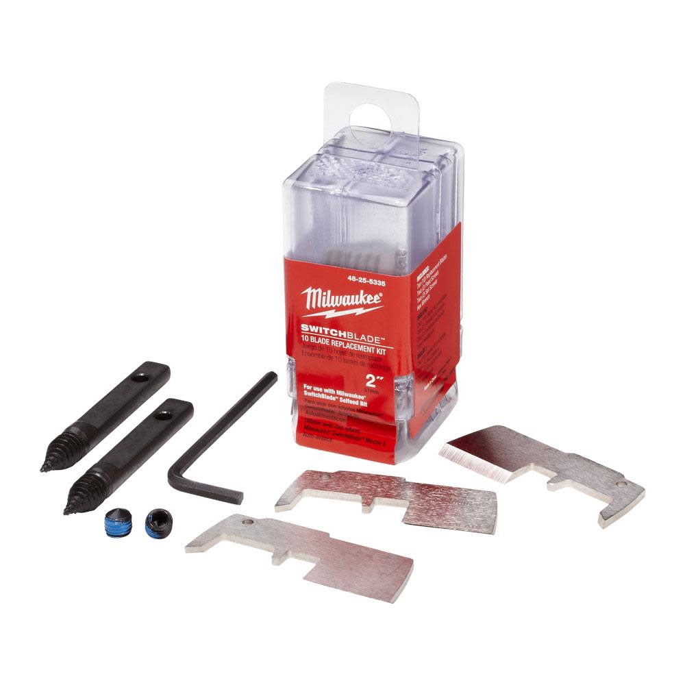 Milwaukee 2 in. SwitchBlade 10 Blade Replacement Kit - Flockneti